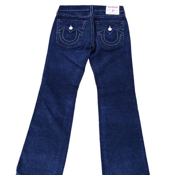 True Religion Jeans Size 34 RICKY Corduroy Blue - Picture 11 of 12